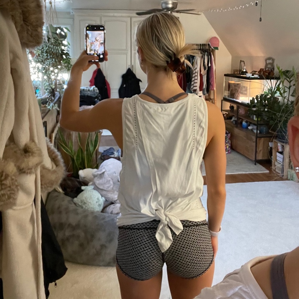 White tie tank top